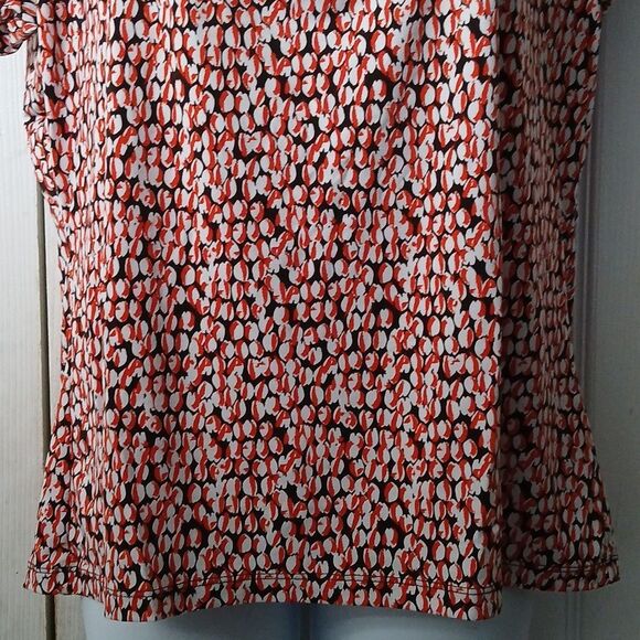 Worthington Stretch printed blouse Sz XLEUC - Picture 2 of 8